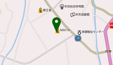 ホワイト急便 マイヤ本吉はまなす店の地図画像