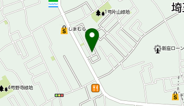 ホワイト急便 片山店の地図画像