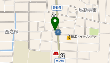 ホワイト急便 西之保サービスショップ店の地図画像