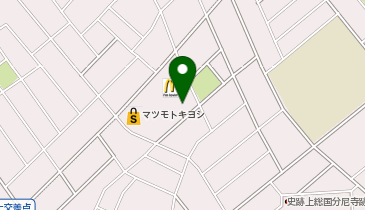 ホワイト急便 国分寺台中央店の地図画像