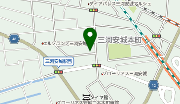 ホワイト急便 三河安城店の地図画像