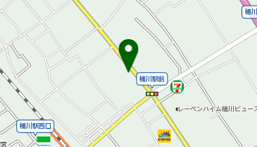 ホワイト急便 桶川駅前店の地図画像