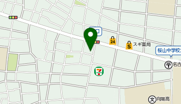 ホワイト急便 御器所店の地図画像