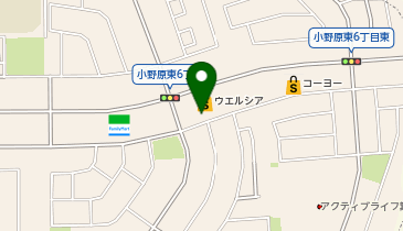 ホワイト急便 小野原店の地図画像