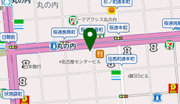 ホワイト急便 丸の内店の地図画像