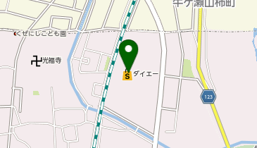 ホワイト急便 ダイエー桂南店の地図画像