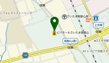 ホワイト急便 ビバ新都心店の地図画像