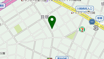 ホワイト急便 貝塚店の地図画像