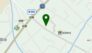 ホワイト急便 粟津南店の地図画像
