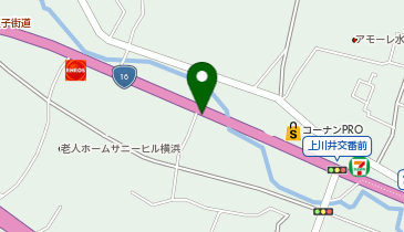 ホワイト急便 上川井工場前店の地図画像