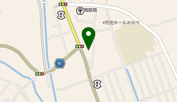 ホワイト急便 岡部町店の地図画像