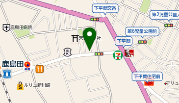 ホワイト急便 鹿島田店の地図画像