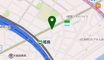 ホワイト急便 姫島駅前店の地図画像