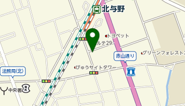 ホワイト急便 北与野店の地図画像