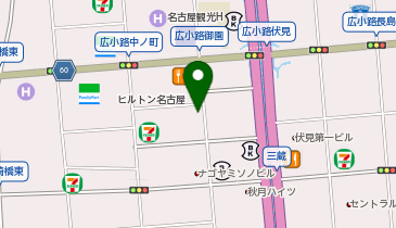 ホワイト急便 御園通店の地図画像