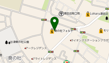 ホワイト急便 奏の杜店の地図画像