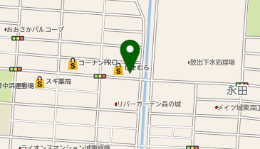 ホワイト急便 東中浜店の地図画像