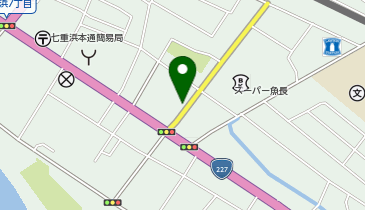 ホワイト急便 七重浜店の地図画像