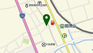 ホワイト急便 田茂山店の地図画像