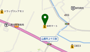 ホワイト急便 ゆめマート東山鹿店の地図画像