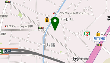 ホワイト急便 ベルク八幡店の地図画像