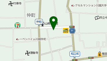 ミニコープ仲町店の地図画像