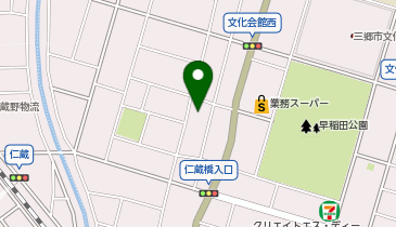 コープ早稲田店の地図画像