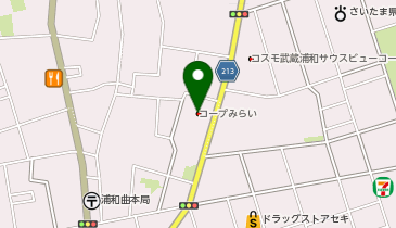 コープ武蔵浦和店の地図画像