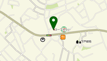 コープ指扇店の地図画像