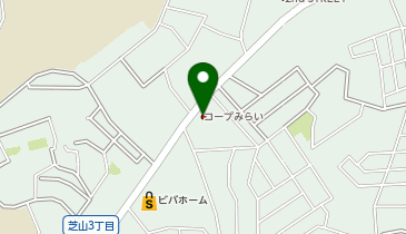 ミニコープ芝山店の地図画像