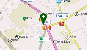 コープ白山店の地図画像