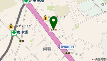 ミニコープ巣鴨店の地図画像