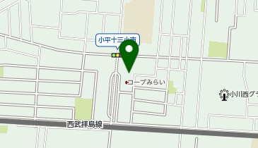 コープ小川西町店の地図画像