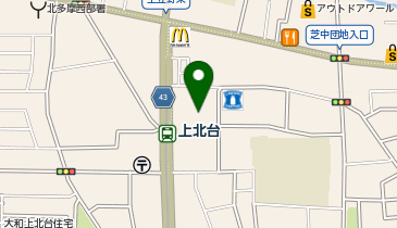 コープ上北台店の地図画像