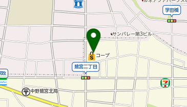 コープ中野鷺宮店の地図画像