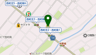 マクドナルド 西町店の地図画像