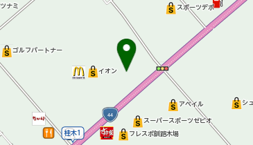マクドナルド イオン釧路店の地図画像