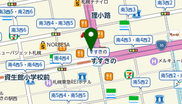 マクドナルド 札幌すすきの店の地図画像
