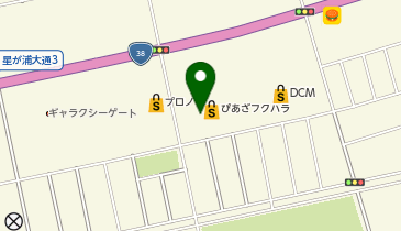 マクドナルド 星が浦ぴあざフクハラ店の地図画像