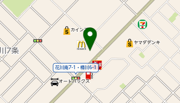 マクドナルド 花川ビッグハウス店の地図画像