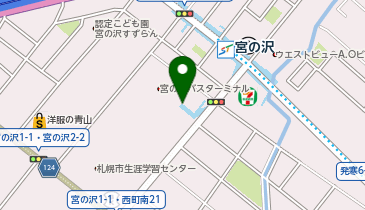 マクドナルド 宮の沢ターミナルビル店の地図画像