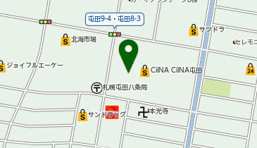 マクドナルド シーナシーナ屯田店の地図画像