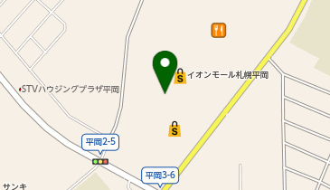 マクドナルド イオンモール札幌平岡店の地図画像