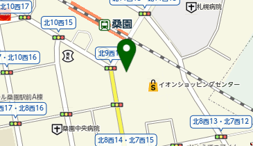 マクドナルド イオン札幌桑園店の地図画像