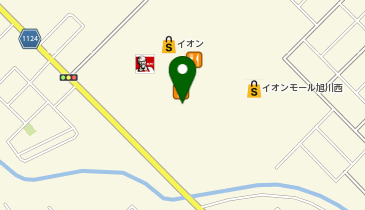 マクドナルド イオンモール旭川西店の地図画像