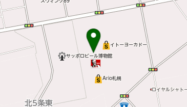 マクドナルド 札幌アリオ店の地図画像