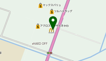 マクドナルド 12号滝川店の地図画像