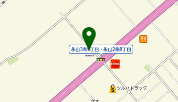 マクドナルド 39号旭川永山店の地図画像