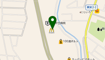 マクドナルド 羊ケ丘通清田店の地図画像