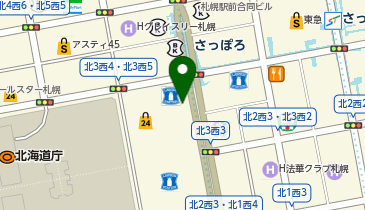 マクドナルド 札幌日生ビルチカホ店の地図画像